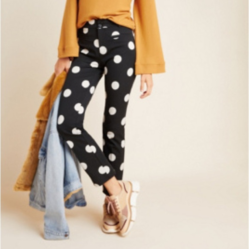 Anthropologie THE ESSENTIAL SKINNY KICK FLARE PANTS size 6